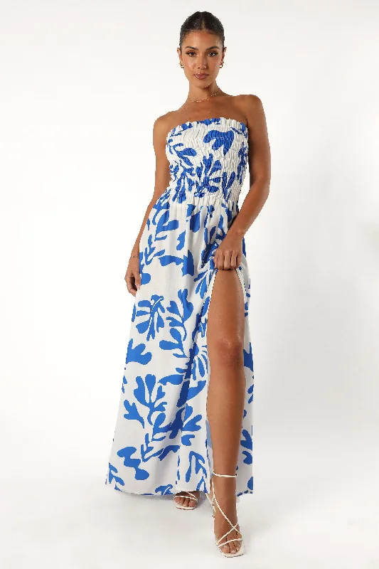 Weekend Hot Offers Mikaela Maxi Dress - Botanica Print