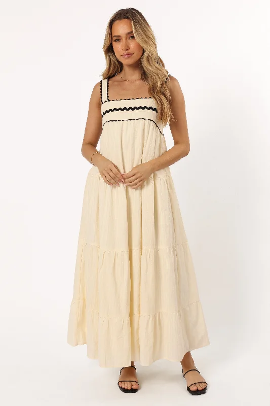 Shop Now and Save Monroe Midi Dress - Cream