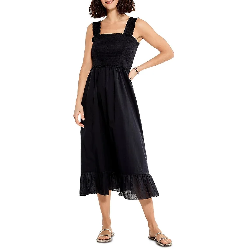 Nic + Zoe Womens Cotton Maxi Midi Dress