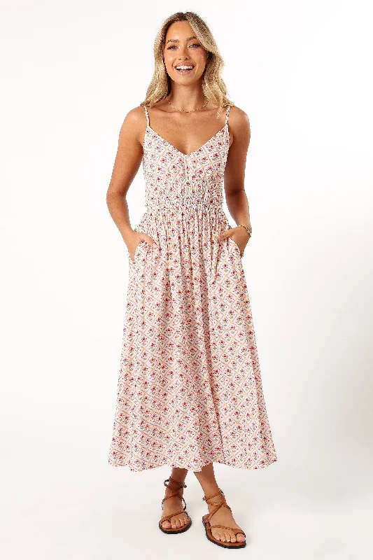 Weekend Sale Frenzy Phoeve Midi Dress - Floral