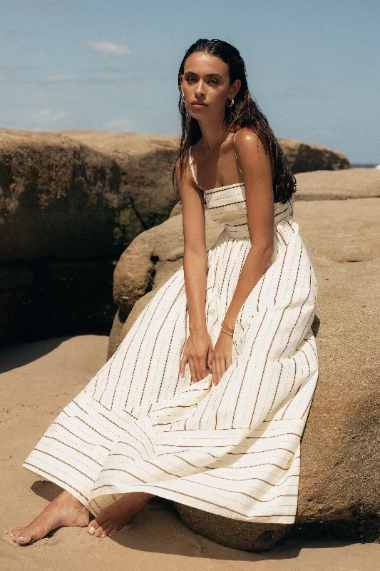 Best Deal of the Day Pixie Maxi Dress - Beige Tan