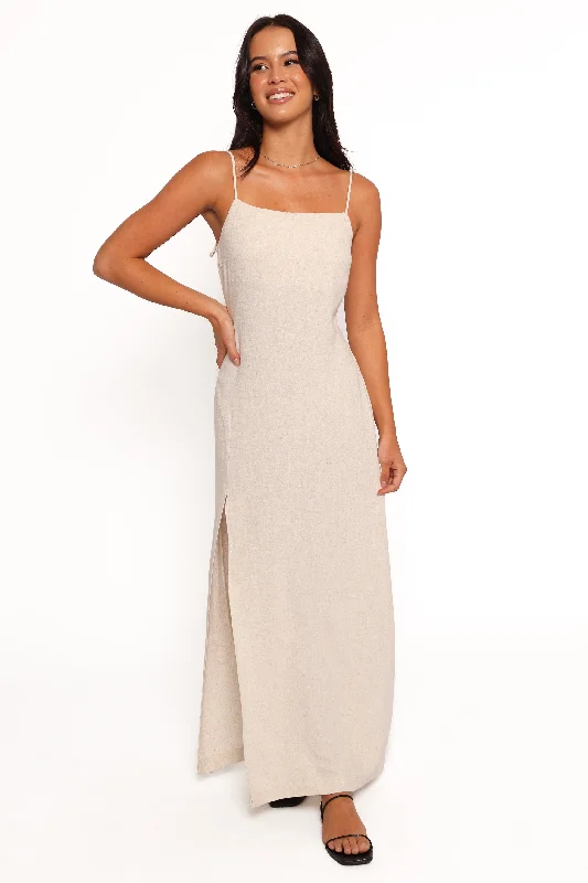Special Offers Sawyer Midi Slip Dress - Oatmeal