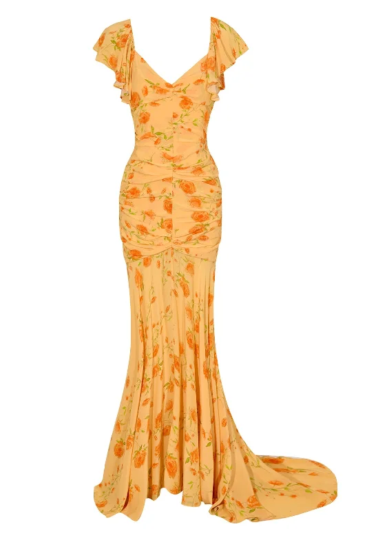 Weekend Bargain Blast Sevillia Maxi Dress - Apricot