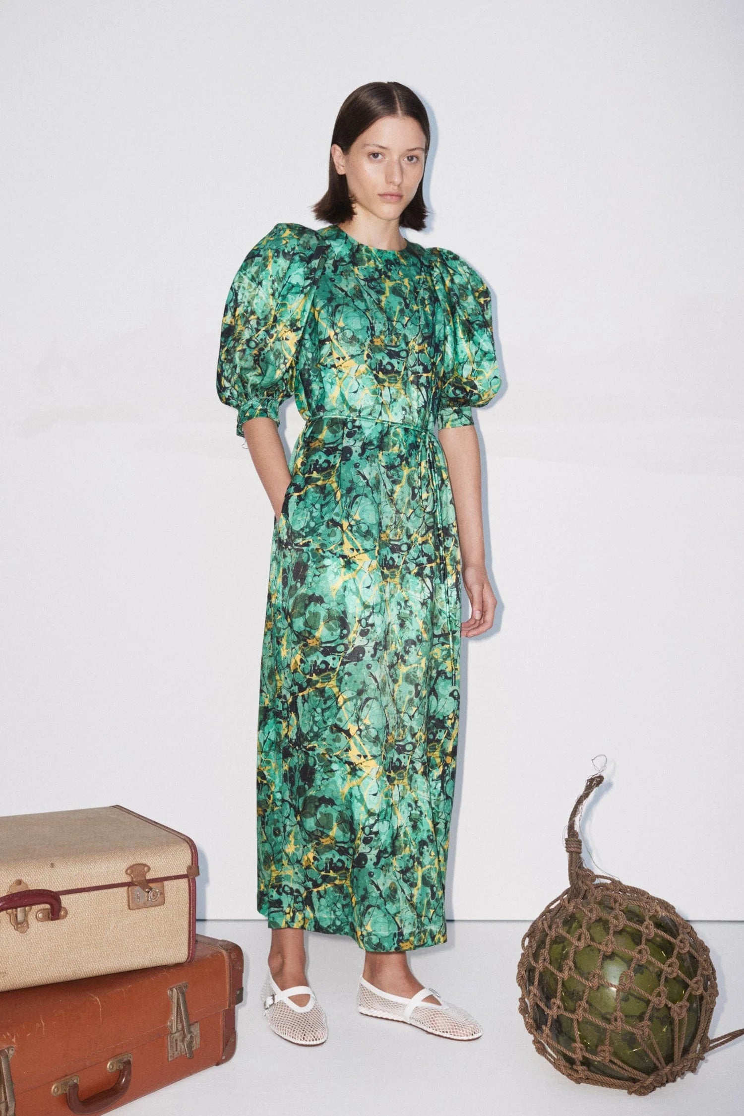 End-of-Season Sale SUNBURST MIDI DRESS