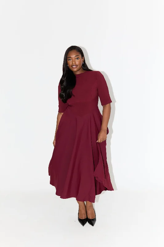 Big Sale Event The Ultimate Muse Half Length Sleeve Midi Dress