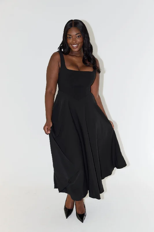 Deal of the Week The Ultimate Muse High Waist Square Neck Midi Dress