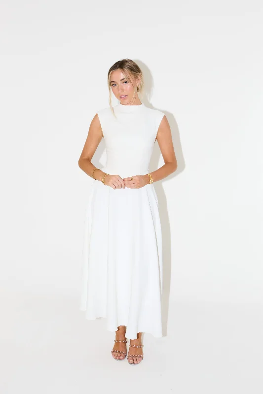 Flash Shopping Deal The Ultimate Muse Sleeveless High Waist Midi Dress
