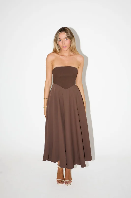 Price Slash Alert The Ultimate Muse Strapless Midi Dress