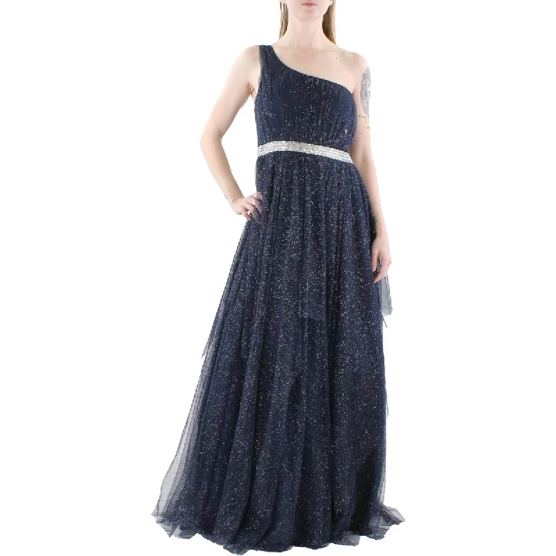 Weekend Discount Extravaganza TLC Say Yes To The Prom Womens Juniors One Shoulder Prom Evening Dress