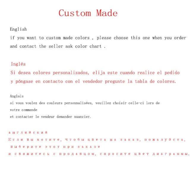 custom made color