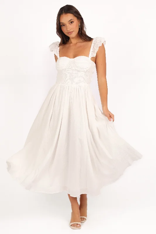 Weekend Sale Extravaganza Webster Midi Dress - Off White