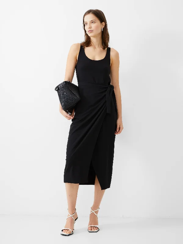 Zena Jersey Wrap Midi Dress