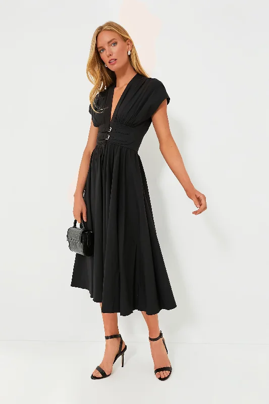 Weekend Only Steals Black Bardello Midi Dress