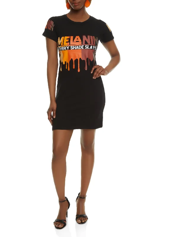 Weekend Only Savings Melanin Every Shade Slays T Shirt Dress