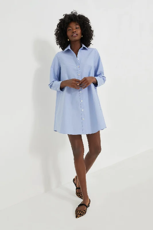 Limited-Time Discount Chambray Harris Shirt Dress