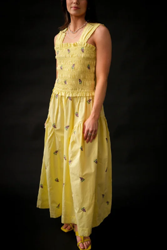 Weekend Exclusive Discounts TISH POPLIN MIDI DRESS