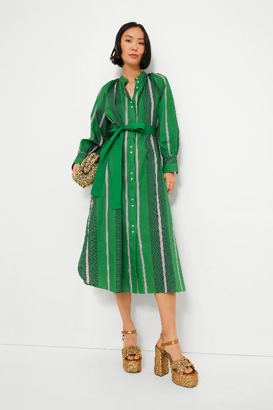 Mega Sale Jewel Green Calypso Shirt Dress