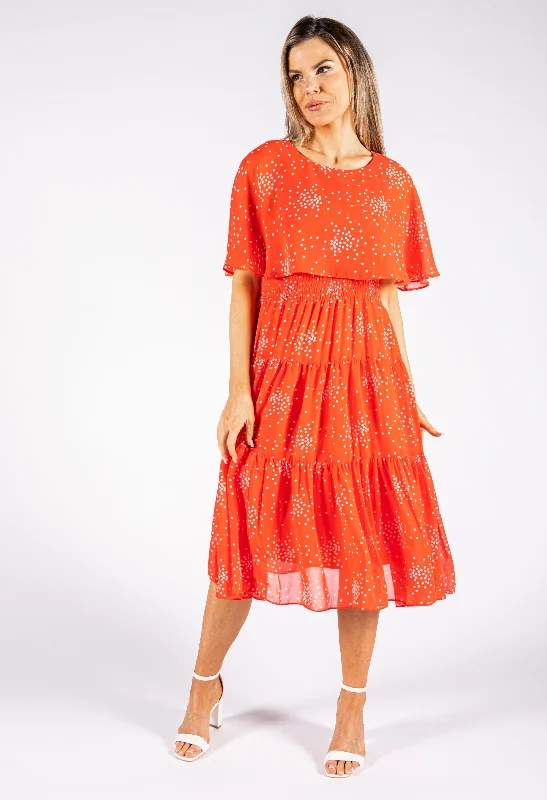 Weekend Exclusive Offers You’ll Love Mini Polka Dot Tiered Midi Dress