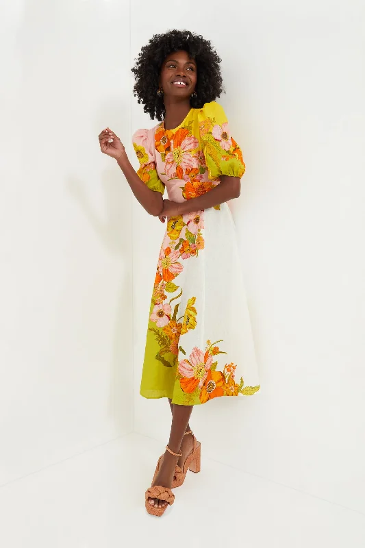 Weekend Price Slash Day Multi Silas Midi Dress