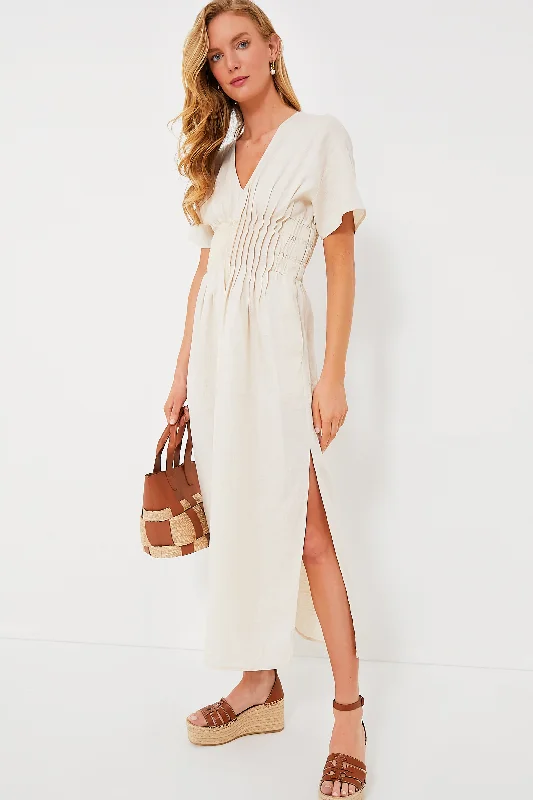 Weekend Top Offers Natural Lauretta Midi Dress