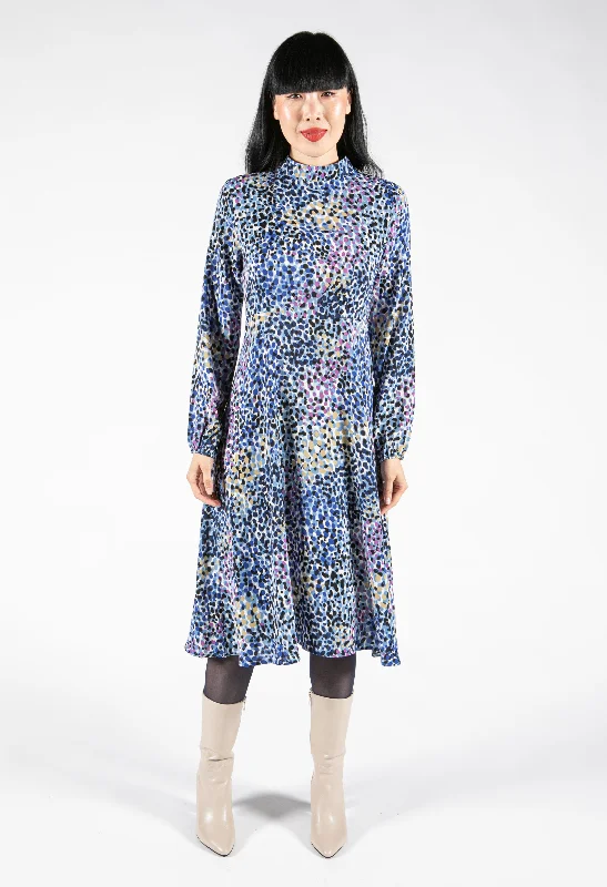 Weekend Shopping Madness Polka Dot Midi Dress-1