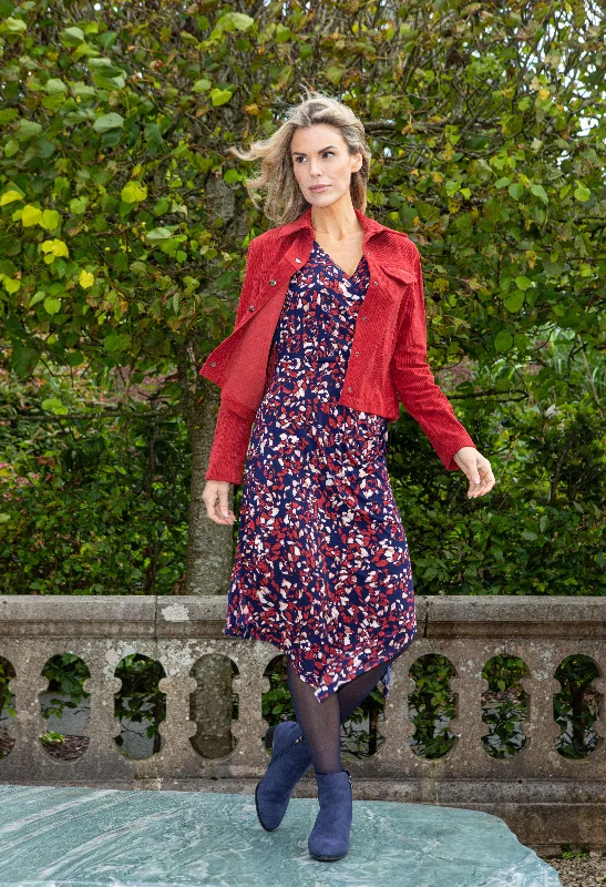Weekend Price Drop Event Printed Midi Wrap Dress