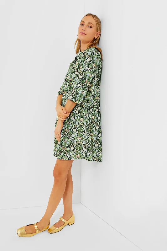 Unmissable Deals Sage Deco Damask Royal Shirt Dress
