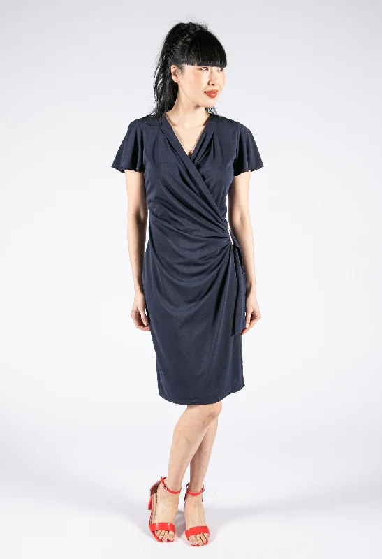 Weekend Limited-Time Offers Wrap Style Midi Dress