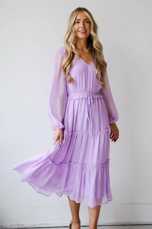 Flash Shopping Deal FINAL SALE - Blossoming Attitude Midi Dress