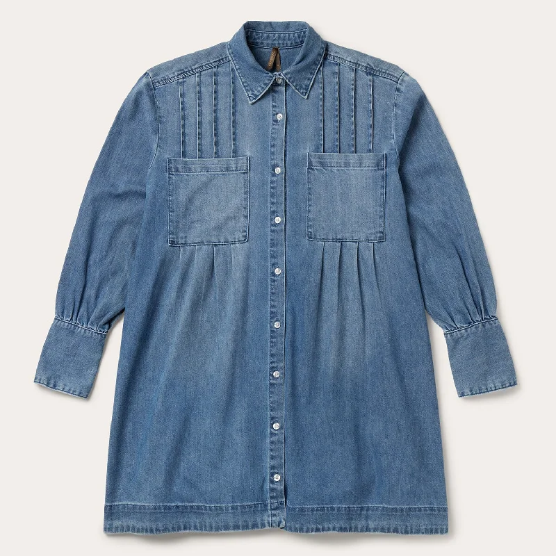 Best Price Ever Denim Button Front Shirt Dress