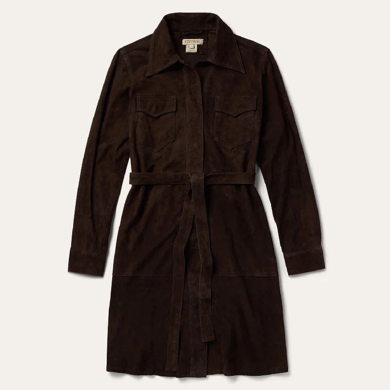 Hot Sale Items Lambskin Shirt Dress