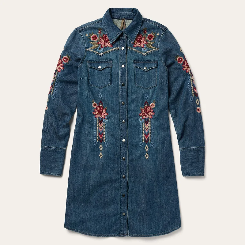 Shop & Save More Lavish Denim Shirt Dress