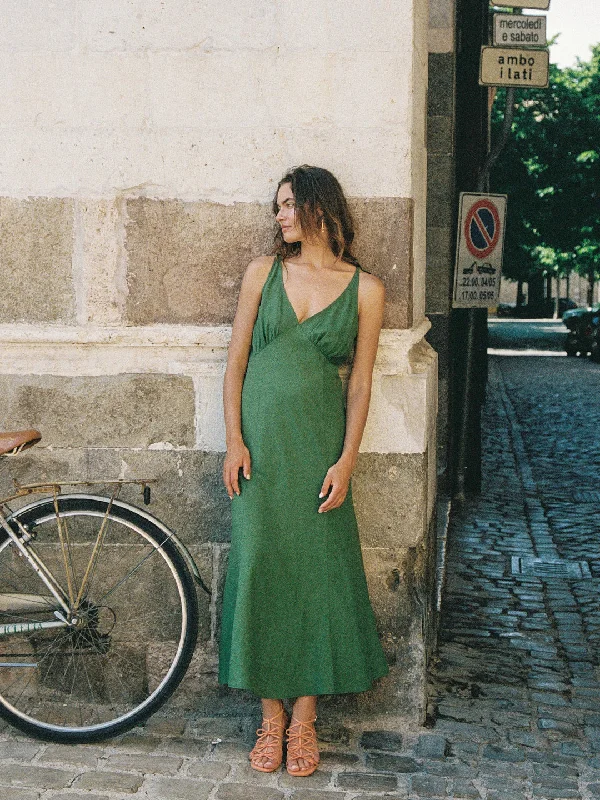 Super Low Prices Simona Midi Dress - Pesto
