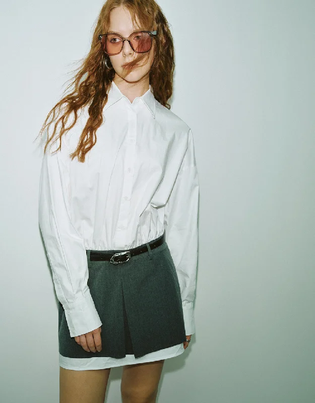 Exclusive Pricing Skater Loose Shirt Dress