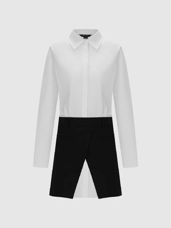 Only for You 2 In 1 A-Line Shirt Dress