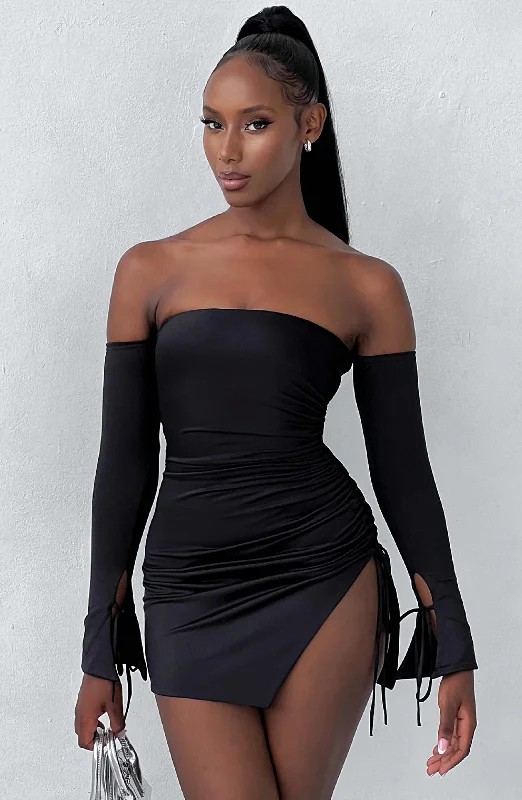 Mega Discounts Becca Mini Dress - Black