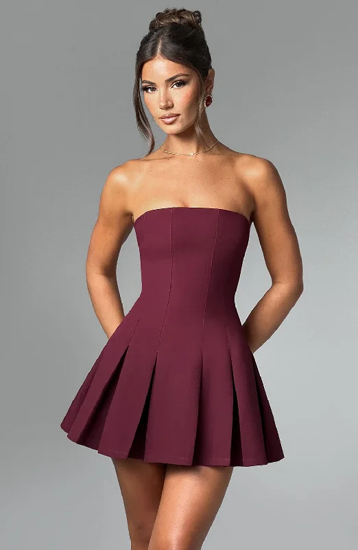 Buy More, Save More Bryony Mini Dress - Cherry Lacquer