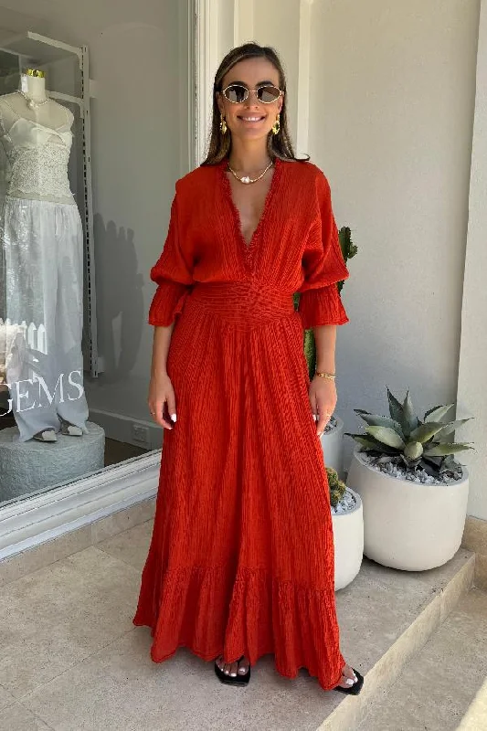 Mega Sale Eleni Dress Grapefruit