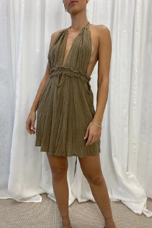 Weekend Buy More Save More Lefkothea Mini Dress Mocha