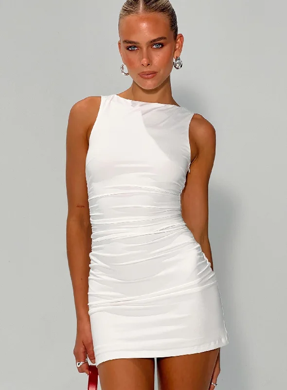 Weekend Best Price Deals Eklund Mini Dress White Petite