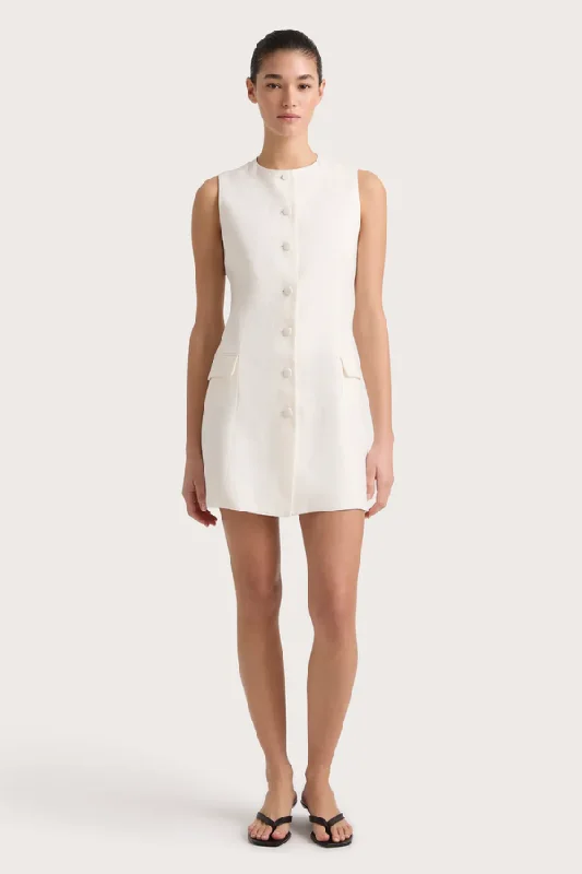 Weekend Flash Offers Jane Mini Dress White