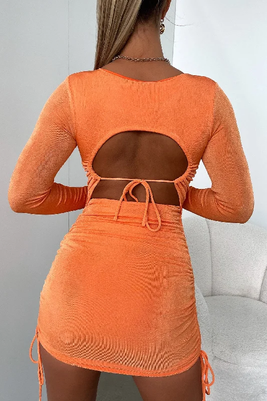 Weekend Special Sale Kashvi Dress - Orange