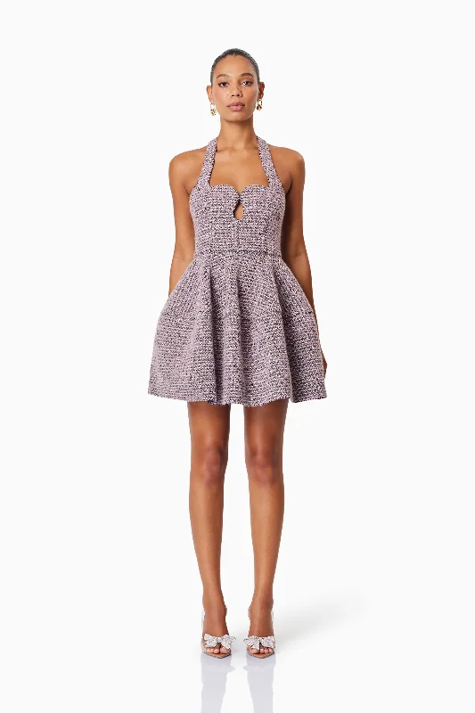Weekend Flash Savings Magnolia Sweetheart Mini Dress In Purple