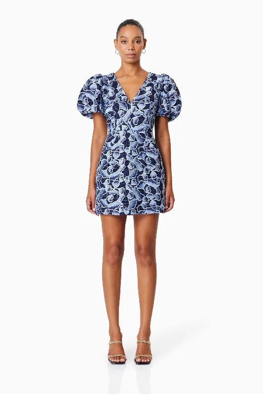 Super Savings Mila Eventwear Mini Dress In Blue