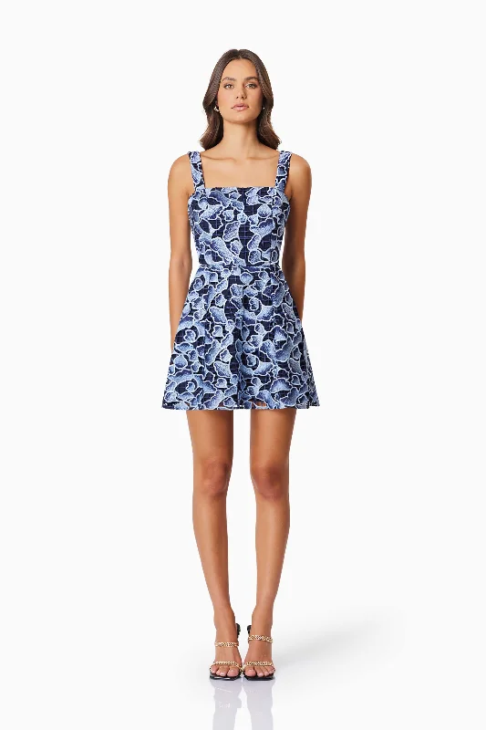 Weekend Flash Markdown Mila Party Mini Dress In Blue