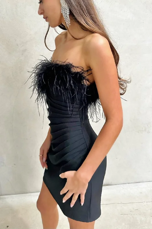 Weekend Bargain Shopping MILANO MINI DRESS - BLACK