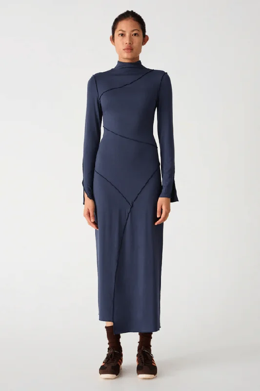 Final Sale Event Ishmael Midi Dress Ink Blue