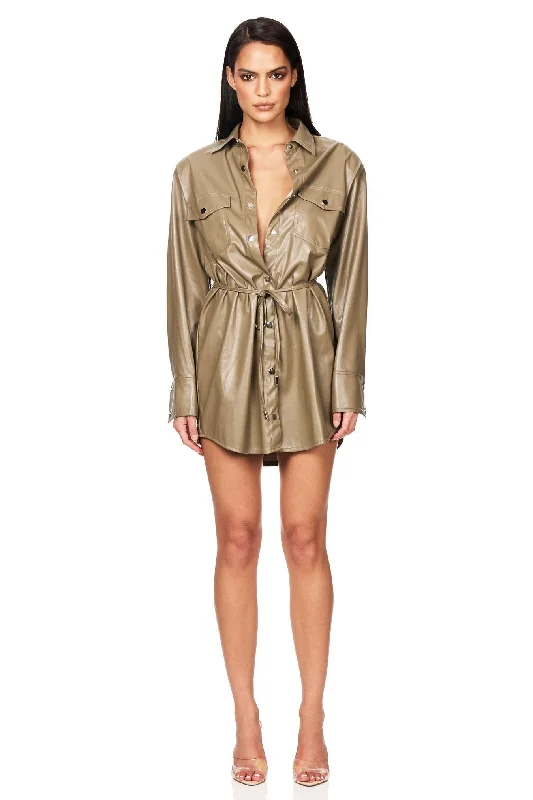 Crazy Price Cuts Off Duty Shirt Dress