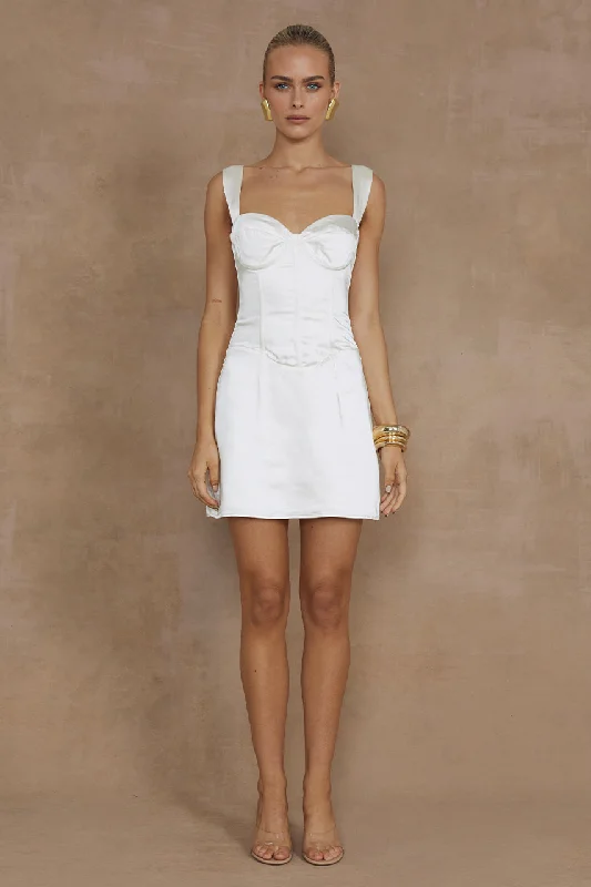 Weekend Deals OURA MINI DRESS - WHITE