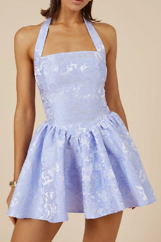 SABINE MINI DRESS - PERIWINKLE